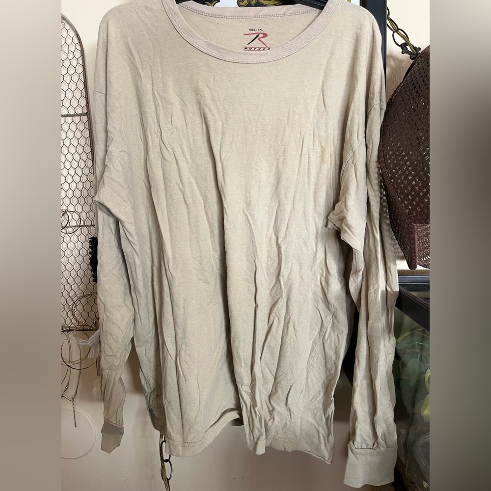 Men’s Beige Longsleeve 2XL
